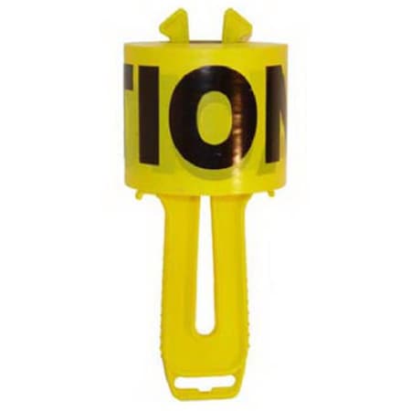 Us Tape 42010 Tape Dispenser & Yellow Caution Tape 843273